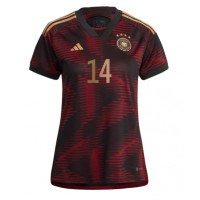 Deutschland Jamal Musiala #14 Auswärtstrikot Frauen WM 2022 Kurzarm